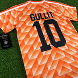 Holanda, Men´s Retro Soccer Jersey, 1988, Gulit #10