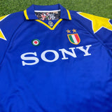 Juventus, Men´s Retro Soccer Jersey, 1996 Blue, Gianluca Vialli #9