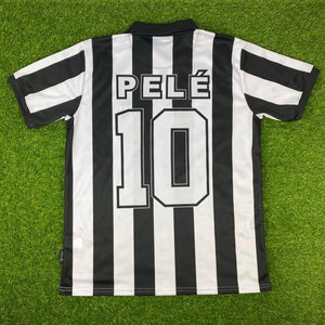 Santos FC, Men's Retro Soccer Jersey, Pele #10