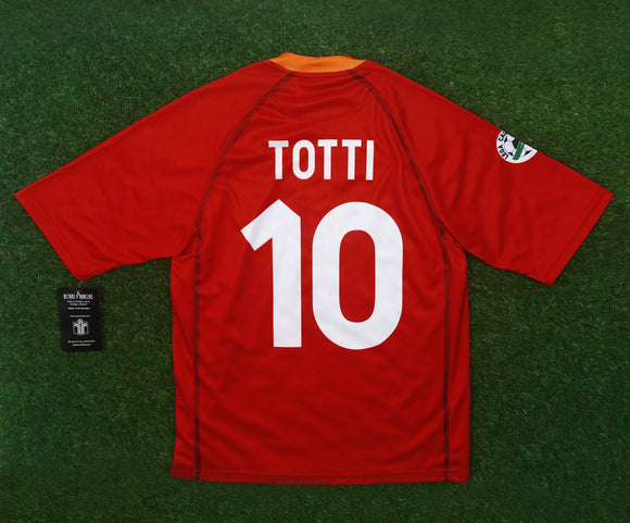 AS Roma, Men's Retro Soccer Jersey, 2000, Totti #10