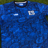 VOE El Salvador, Men's Short Sleeve Jersey, City - Blue