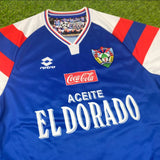 Club Deportivo El Roble, Ilobasco Men's Retro Soccer Jersey, 1994 Blue