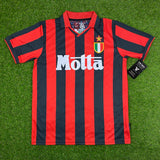 AC Milan, Men's Retro Soccer Jersey, 1992-1993, Van Basten #9