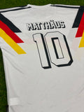 Germany, Men's Retro Soccer Jersey, 1990, Lothar Matthaus #10