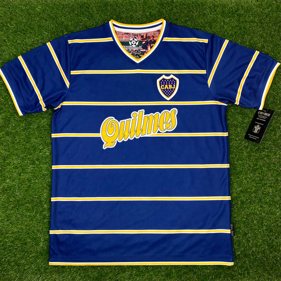 CA Boca Juniors, Men's Retro Soccer Jersey, 1998/99, Riquelme  #10