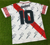 River Plate, Men´s Retro Soccer Jersey, 1998 Ortega #10