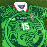 Mexico, Men´s Retro Soccer Jersey, 1998 Luis Hernandez #15