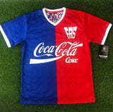 CD FAS, Men's Retro Soccer Jersey, 1986 Coca Cola #9